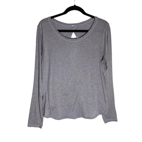 Lululemon Wild Twist Heathered Purple Long Sleeve-sz approx. 8 - Picture 1 of 6